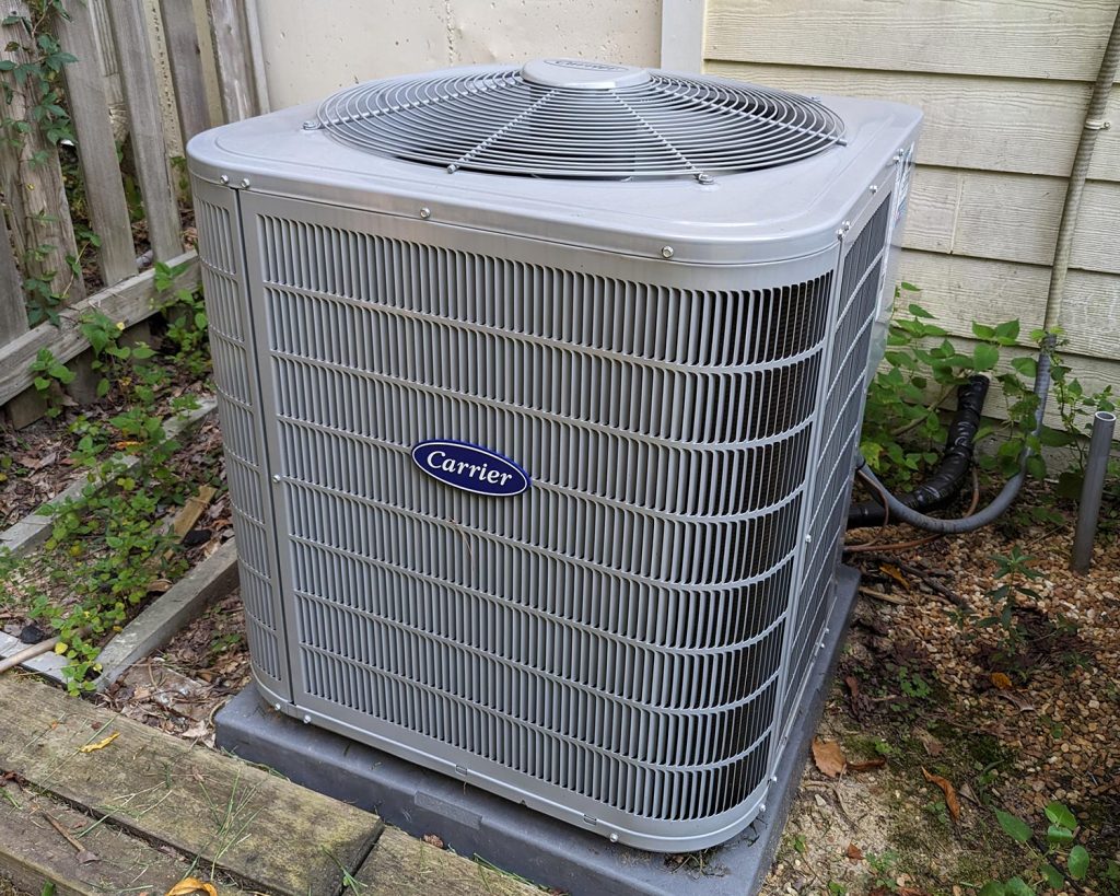 Carrier HVAC system installed by South County Mechanical